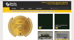 Desktop Screenshot of gastroequipos.com