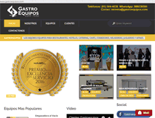 Tablet Screenshot of gastroequipos.com